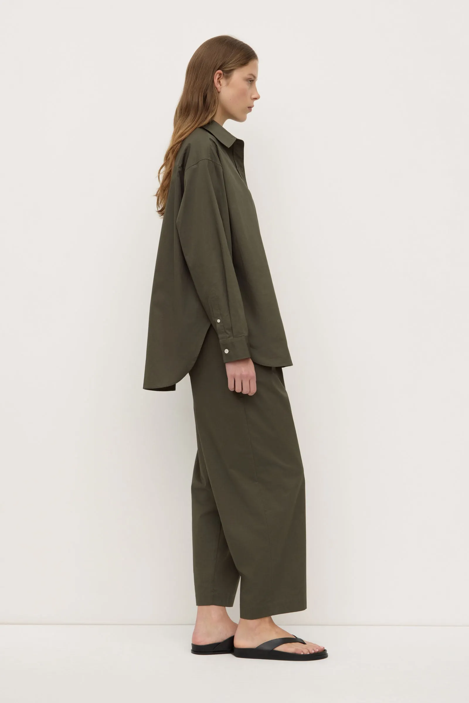 Reinforced Elbow Patches Marigold Poplin Shirt