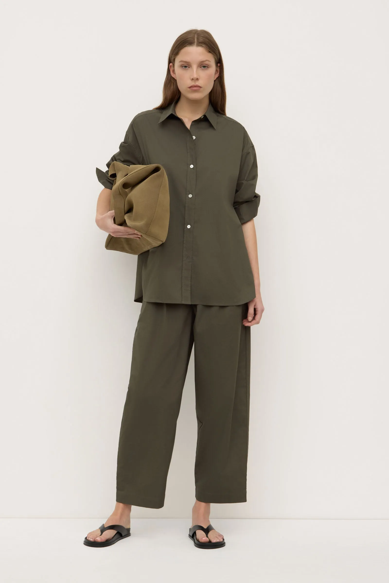 Marigold Poplin Shirt Checkered Style Pullover Design