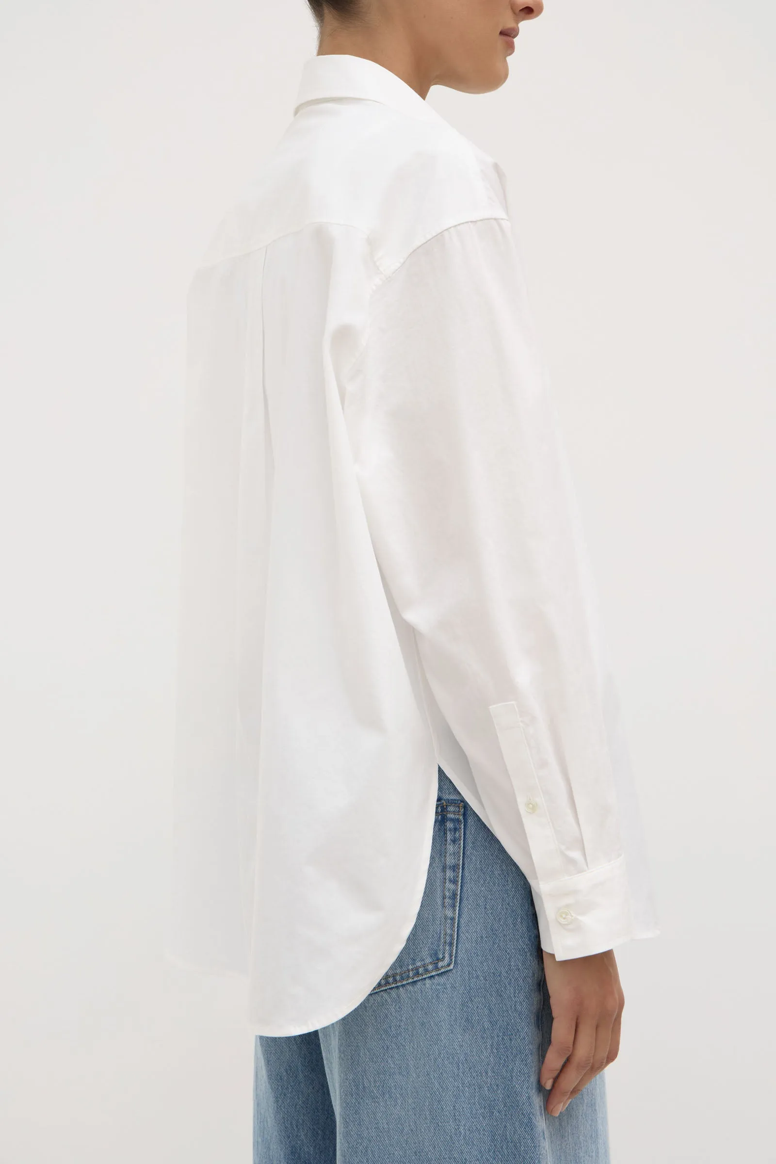 Anti Static Fabric Shimmer Effect Marigold Poplin Shirt