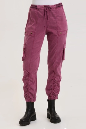 Stretch Capris RubberizedGripWaist Maxime Banded Pant