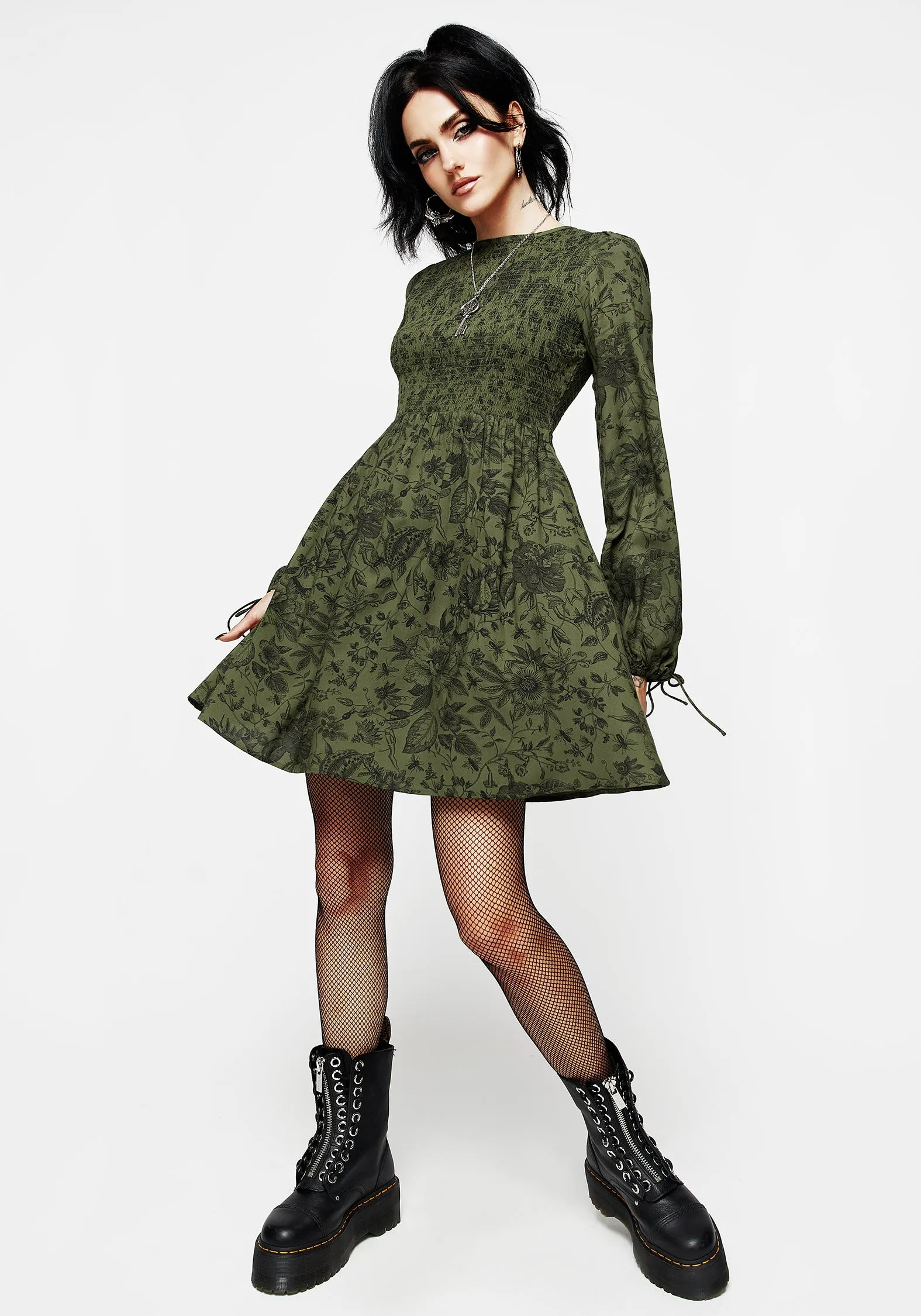 Meadowflowers Floral Print Mini Dress Timeless Edge Stay Cool