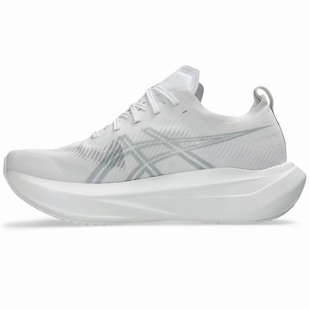 Megablast Running Shoes White / Piedmont Grey elastic closure shoes