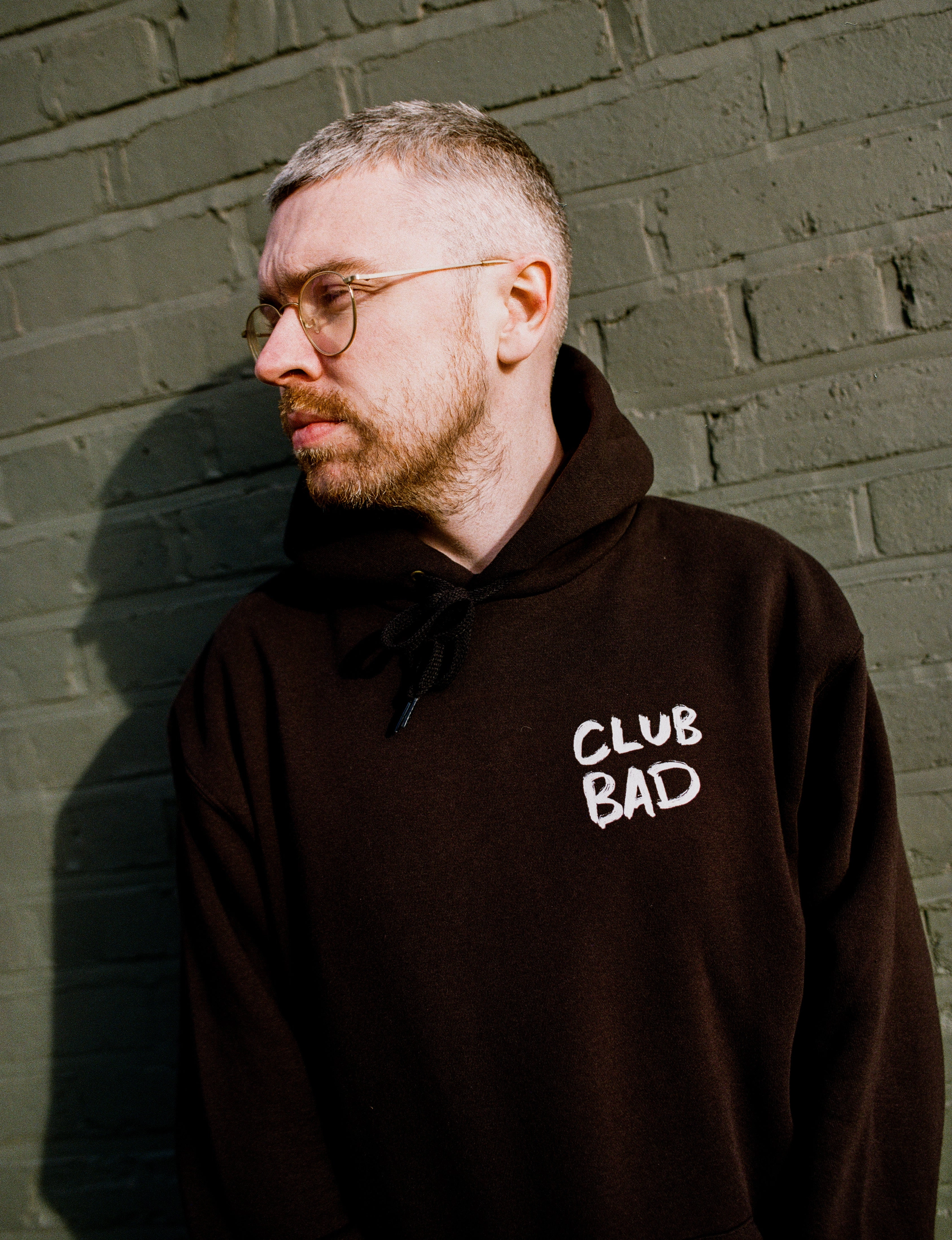 Gender Neutral Mel?? X Club Bad 'Crossed Legs' Hoodie - Black