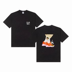 Holiday Trend Spring Wear Mel?? X Club Bad 'Crossed Legs' Tee - Black