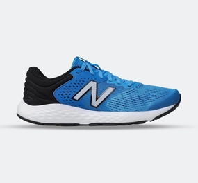 Men's Wide Fit New Balance M520CL7 Walking & Running Trainers - Light Blue Black running in a mud pot area shoes foot - protection