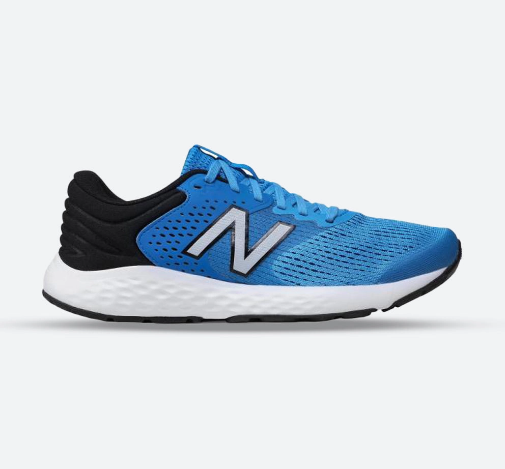 Men's Wide Fit New Balance M520CL7 Walking & Running Trainers - Light Blue Black running in a mud pot area shoes foot - protection