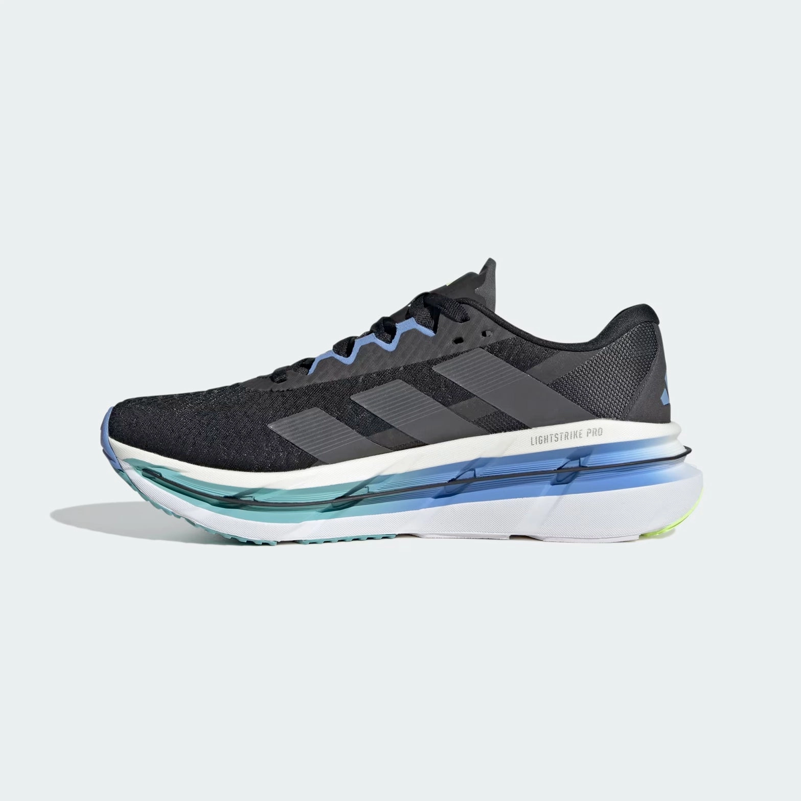Men's Adistar BYD Running Shoes Core Black / Grey Five / Blue Fusion Reactive Cushioning