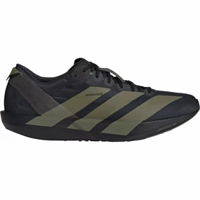 ballet shoes Men's Adizero Adios 9 Running Shoes Core Black / Focus Olive / Charcoal