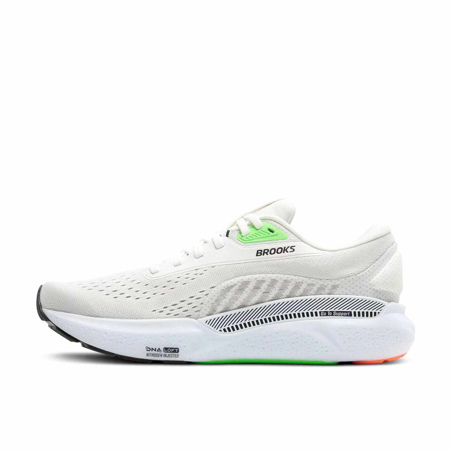 proprioceptive shoes Superior Cushioning Men's Adrenaline GTS 24 Running Shoes White / Gecko / Atomizer