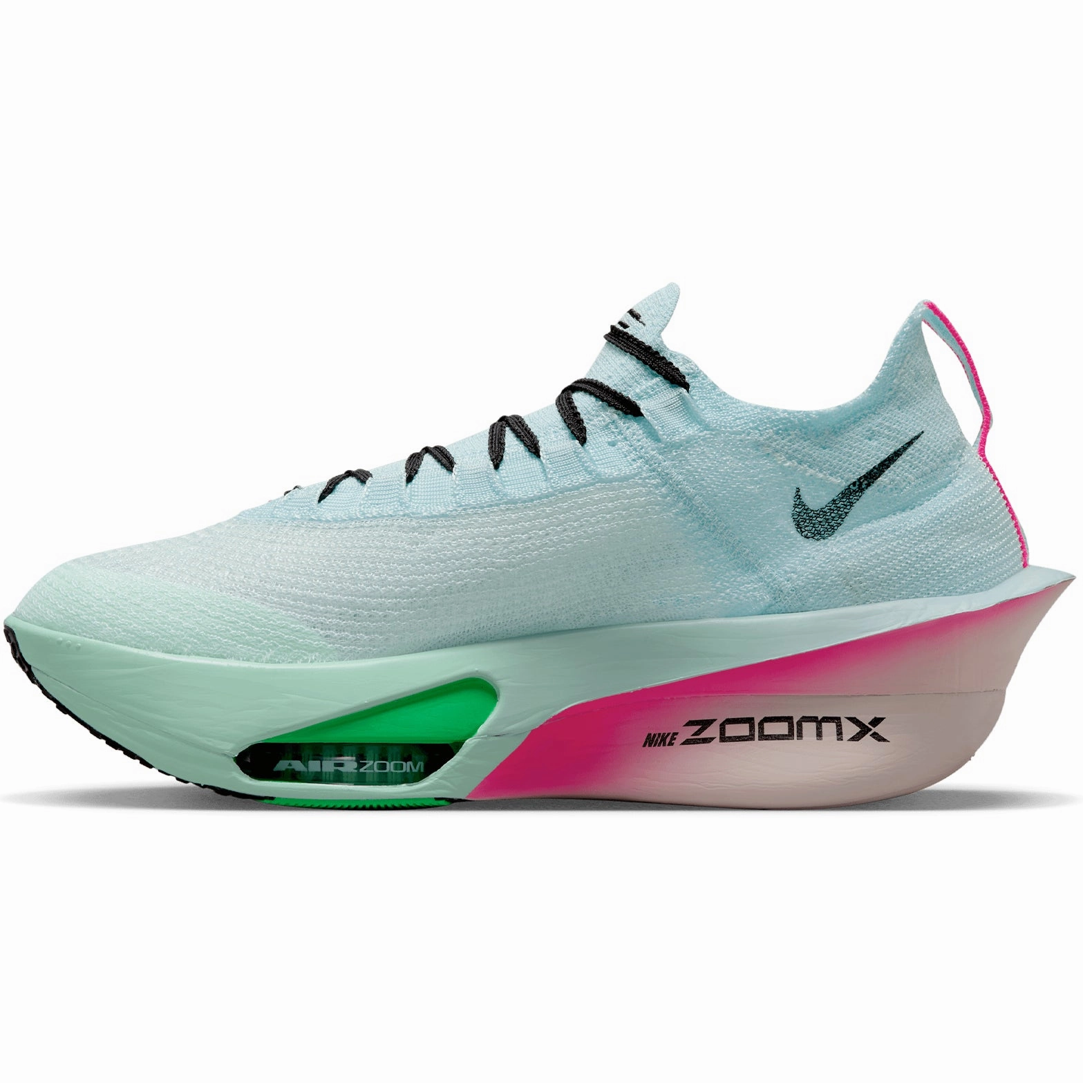 Running Comfort Men's Alphafly 3 Running Shoes Glacier Blue / Mint Foam / Green Shock / Black