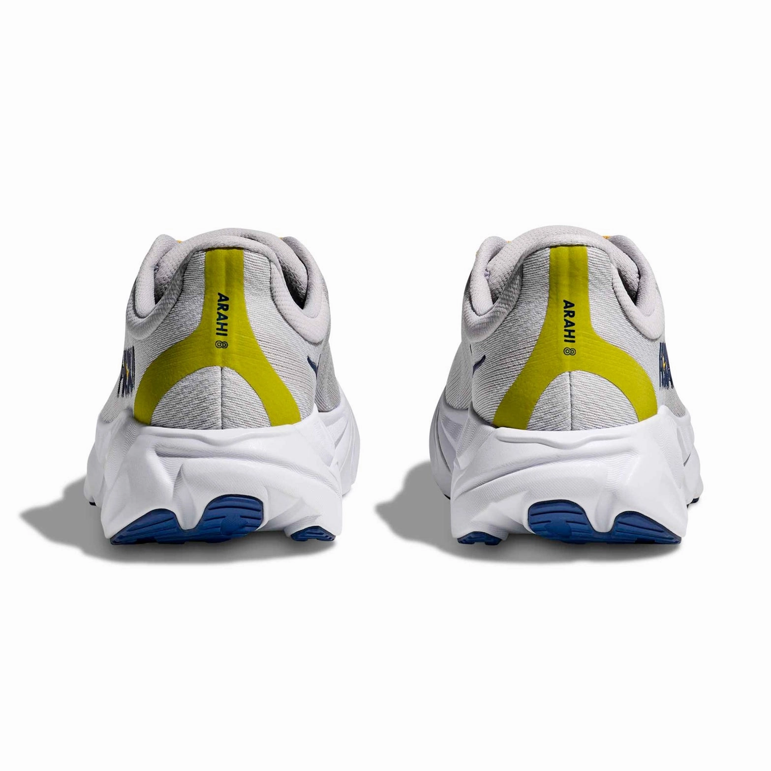 Men's Arahi 8 Running Shoes Stardust / Cosmic Grey Heel Clip Stabilizer glow - in - the - dark run running gear