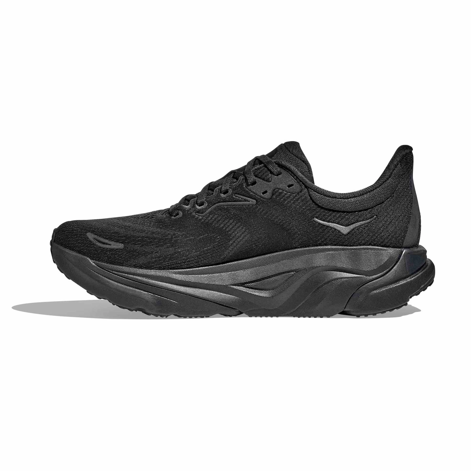 Turbulent Flow Vents Aerobic Performance Optimized Men's Arahi 8 Wide Fit Running Shoes Black / Black