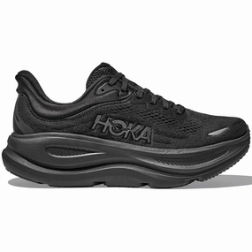 Men's Bondi 9 Running Shoes Black / Black Pressure Dispersion Sole