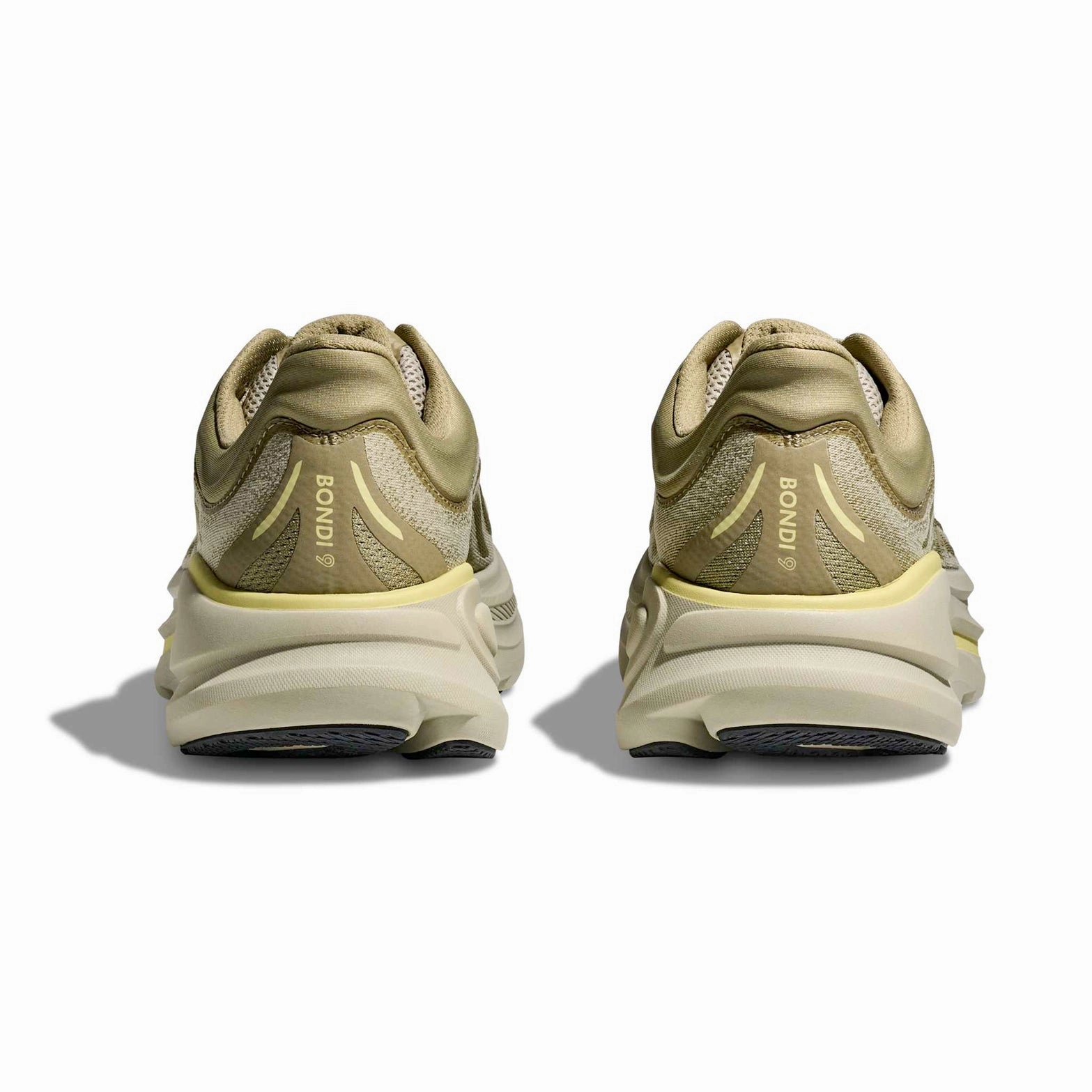 High Cushioning Men's Bondi 9 Running Shoes Grassland / Oyster Mushroom