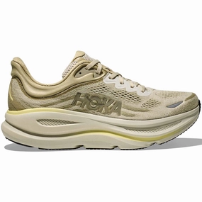 Men's Bondi 9 Running Shoes Grassland / Oyster Mushroom competition shoes