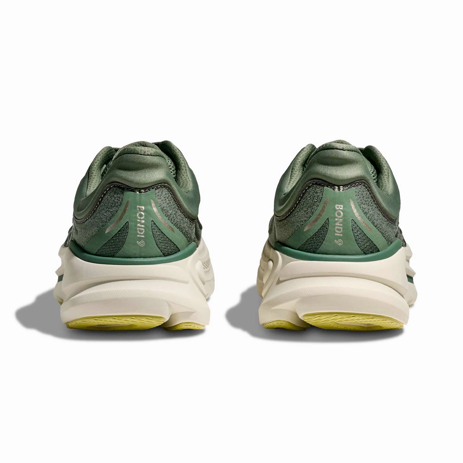 Men's Bondi 9 Running Shoes Succulent / Fern Molded TPU Stabilizer Performance sneakers