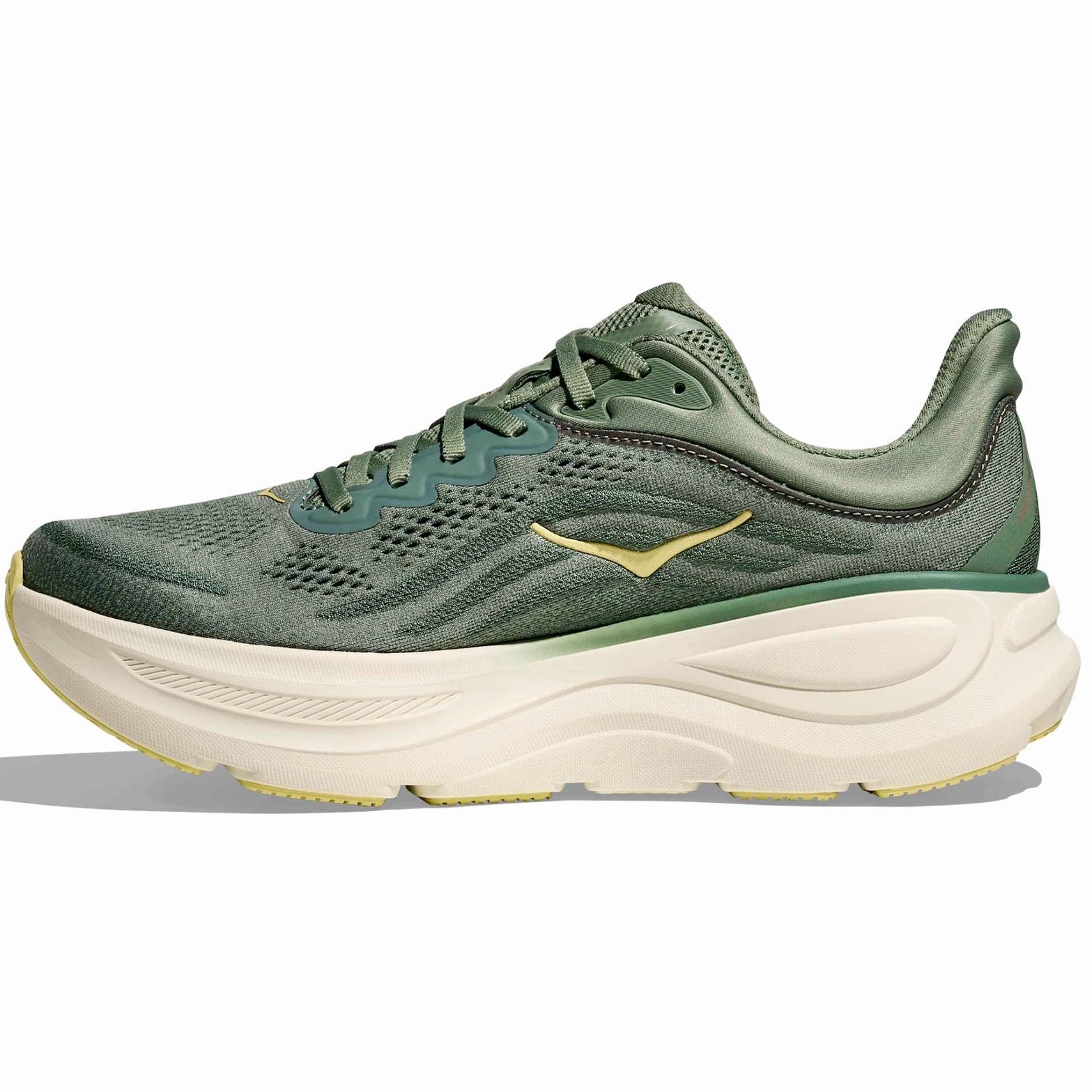 Men's Bondi 9 Running Shoes Succulent / Fern Balanced Design