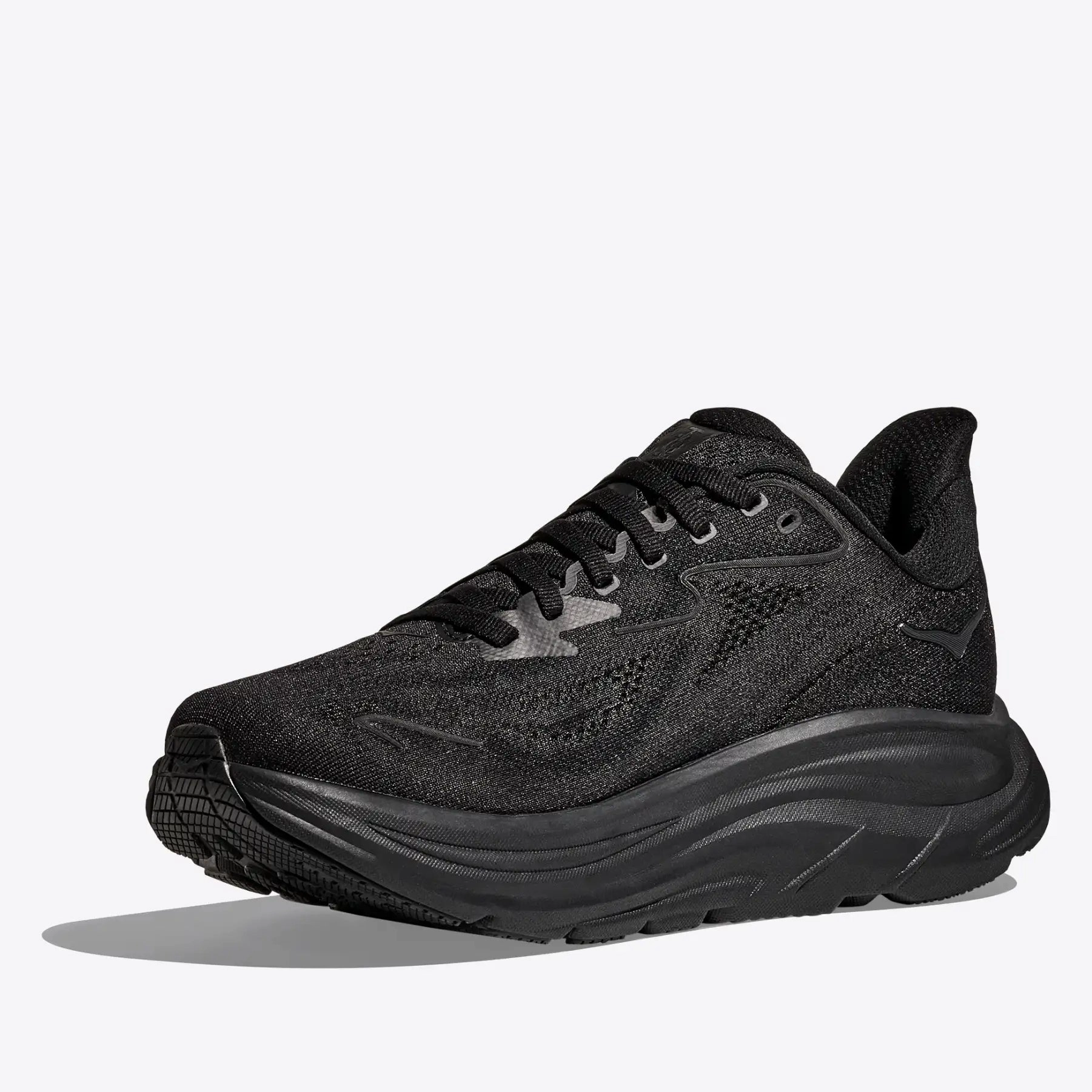 Men's Clifton 10 Running Shoes Black / Black All terrain