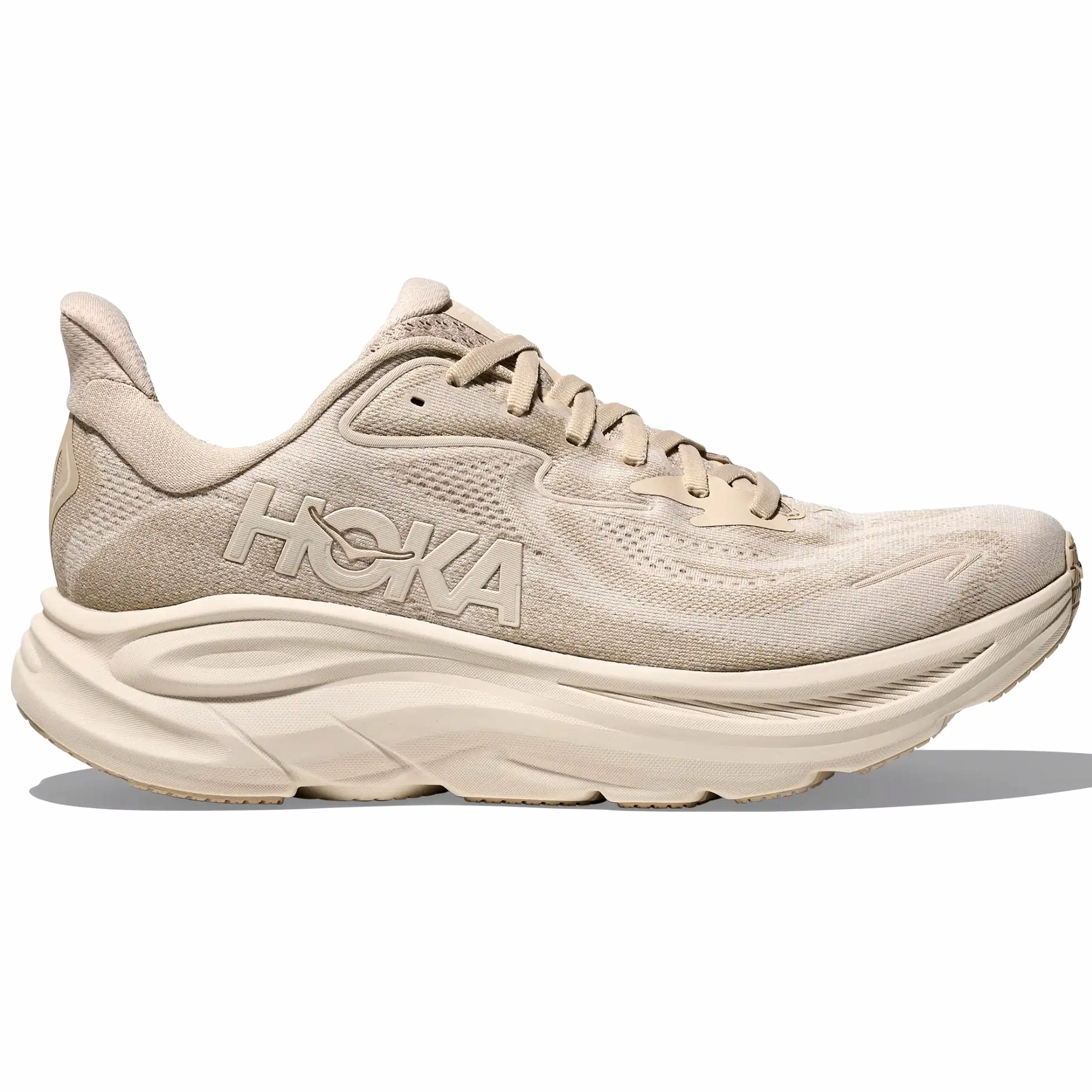 Men's Clifton 10 Running Shoes Oatmeal / Oat Milk climate - specific shoes