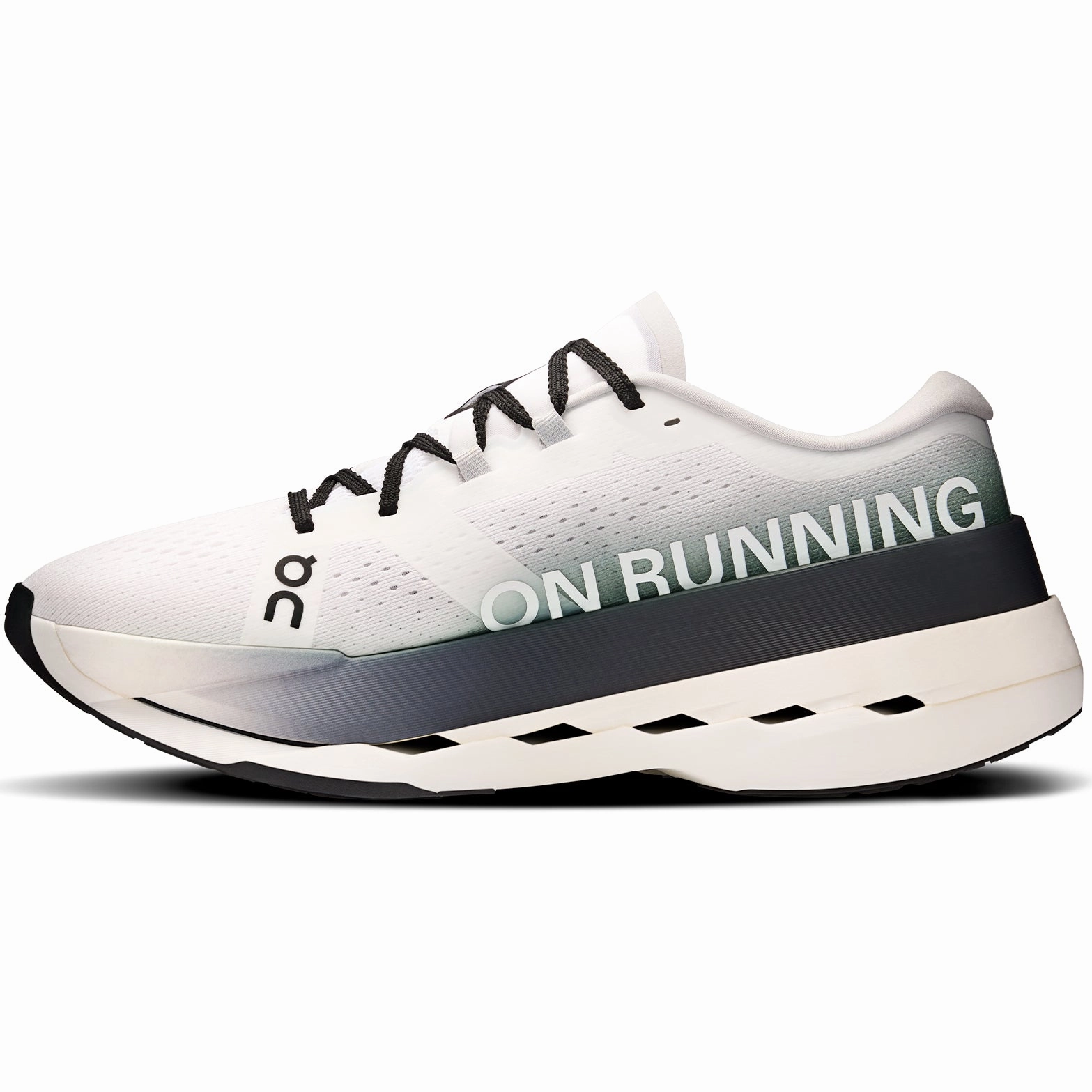 Men's Cloudboom Max White / Black flat - footed shoes Enhanced Toe Protection