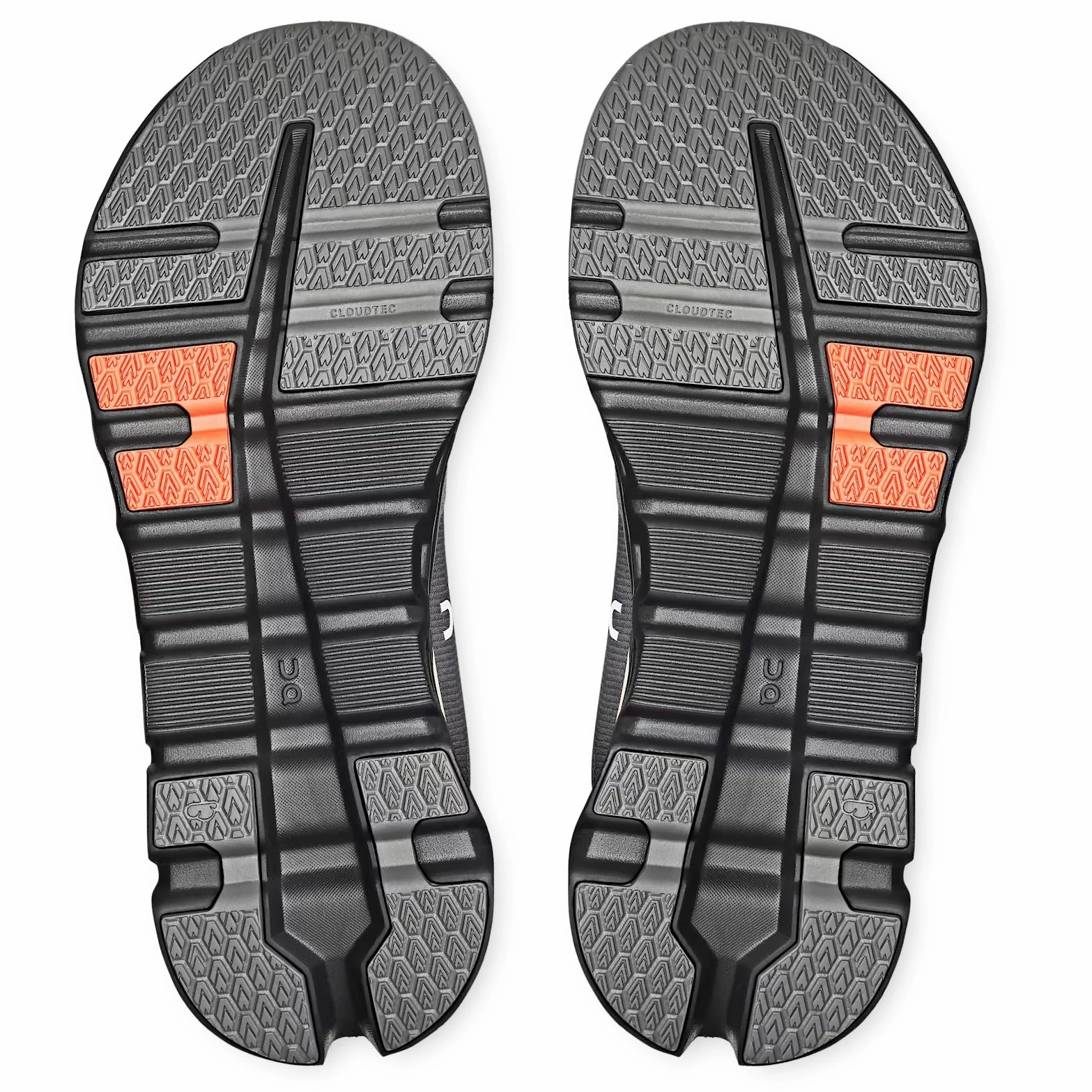 Fitness - partner Durable Rubber Composite Men's Cloudrunner 2 Running Shoes Rock / Tangerine
