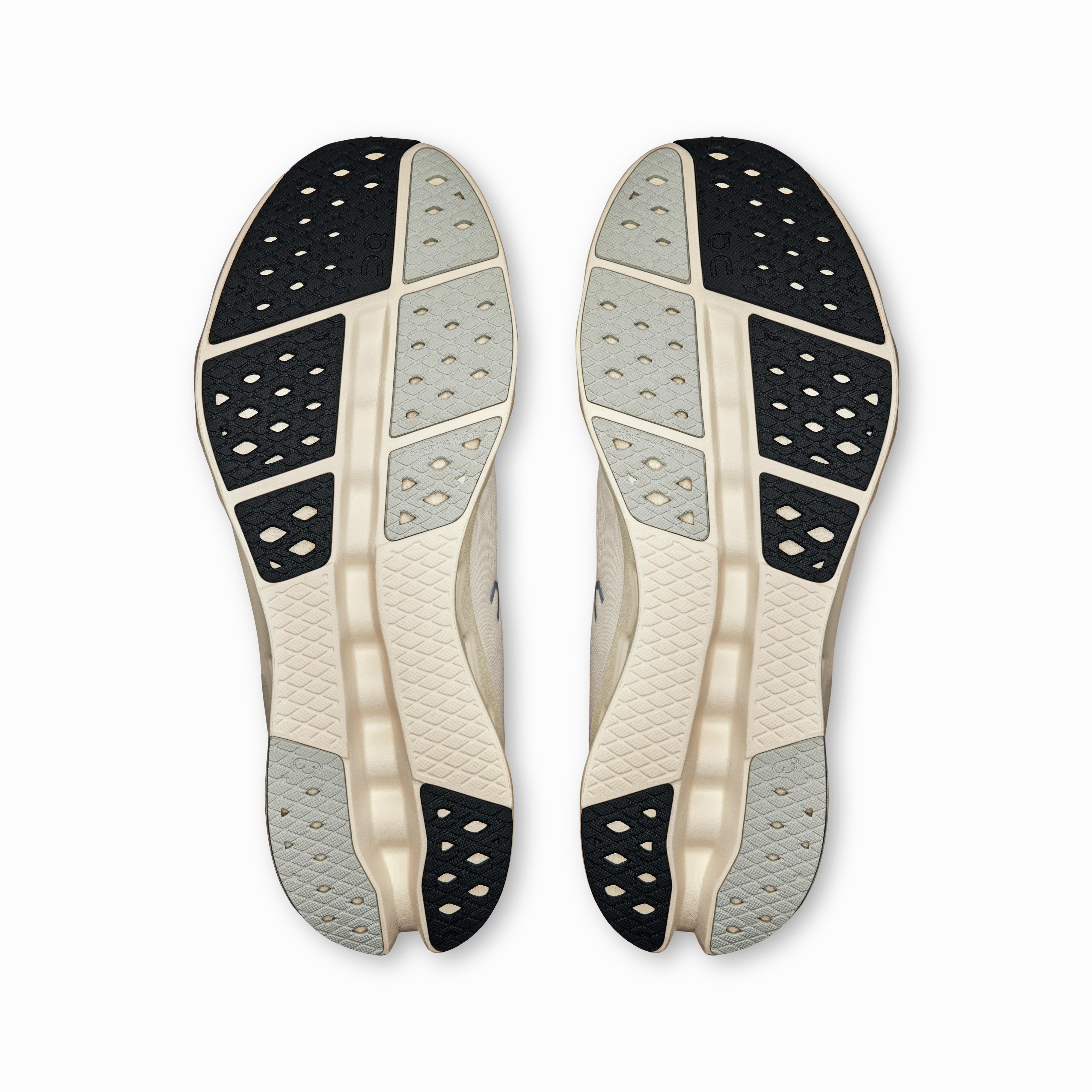 Men's Cloudsurfer 2 Running Shoes Ivory / Ivory padded insoles