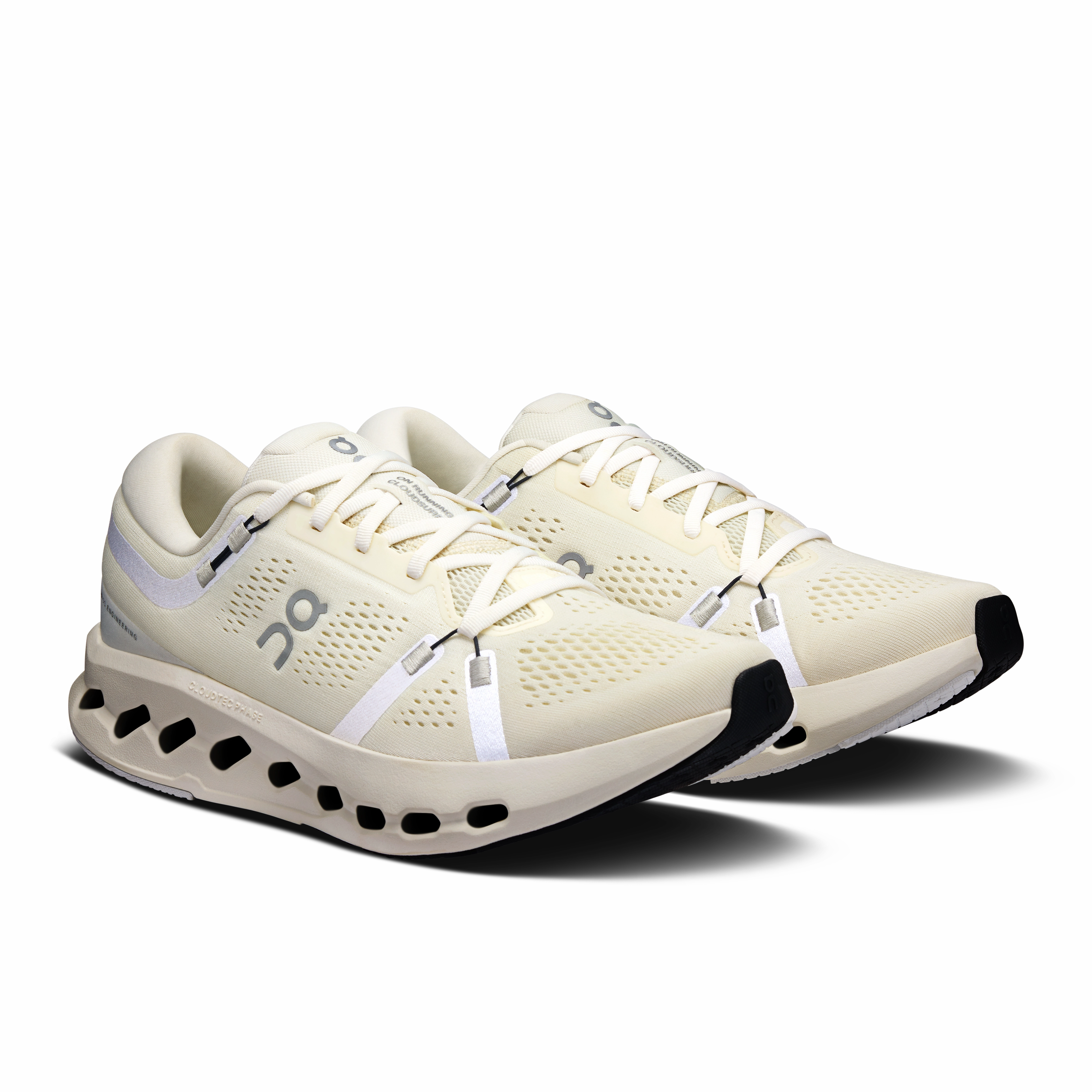Flexible Sole Unit running with a zipper closure Men's Cloudsurfer 2 Running Shoes Ivory / Ivory