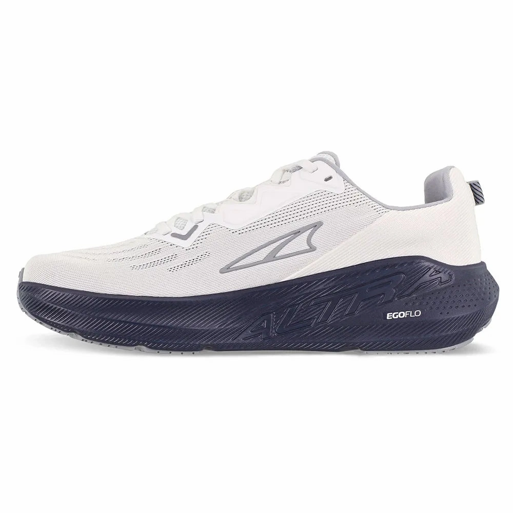 Men's FWD VIA Running Shoes White / Navy Supportive straps