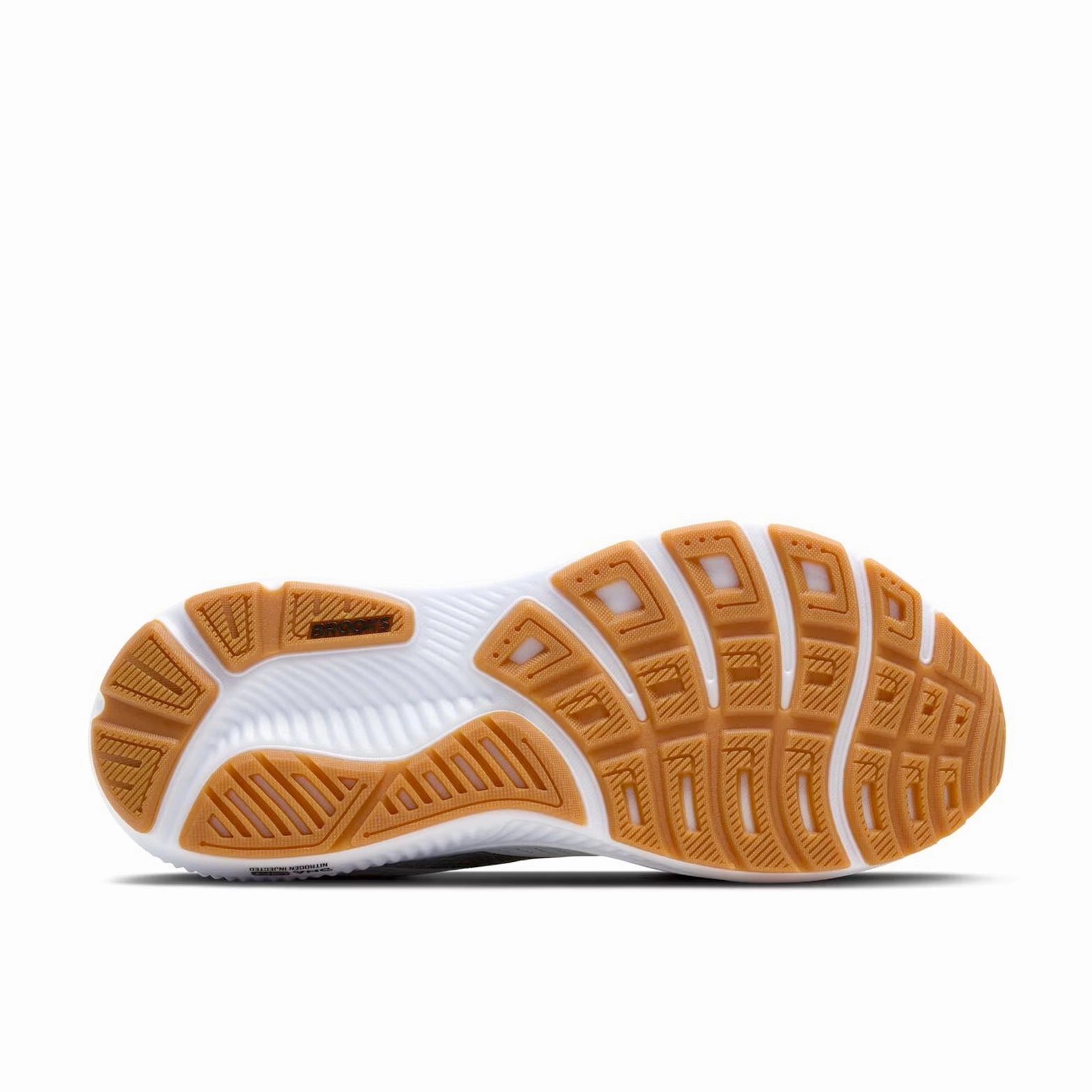 Orthotic Friendly Base Temperature Regulating Materials Men's Ghost 17 Running Shoes White / Black / Tea