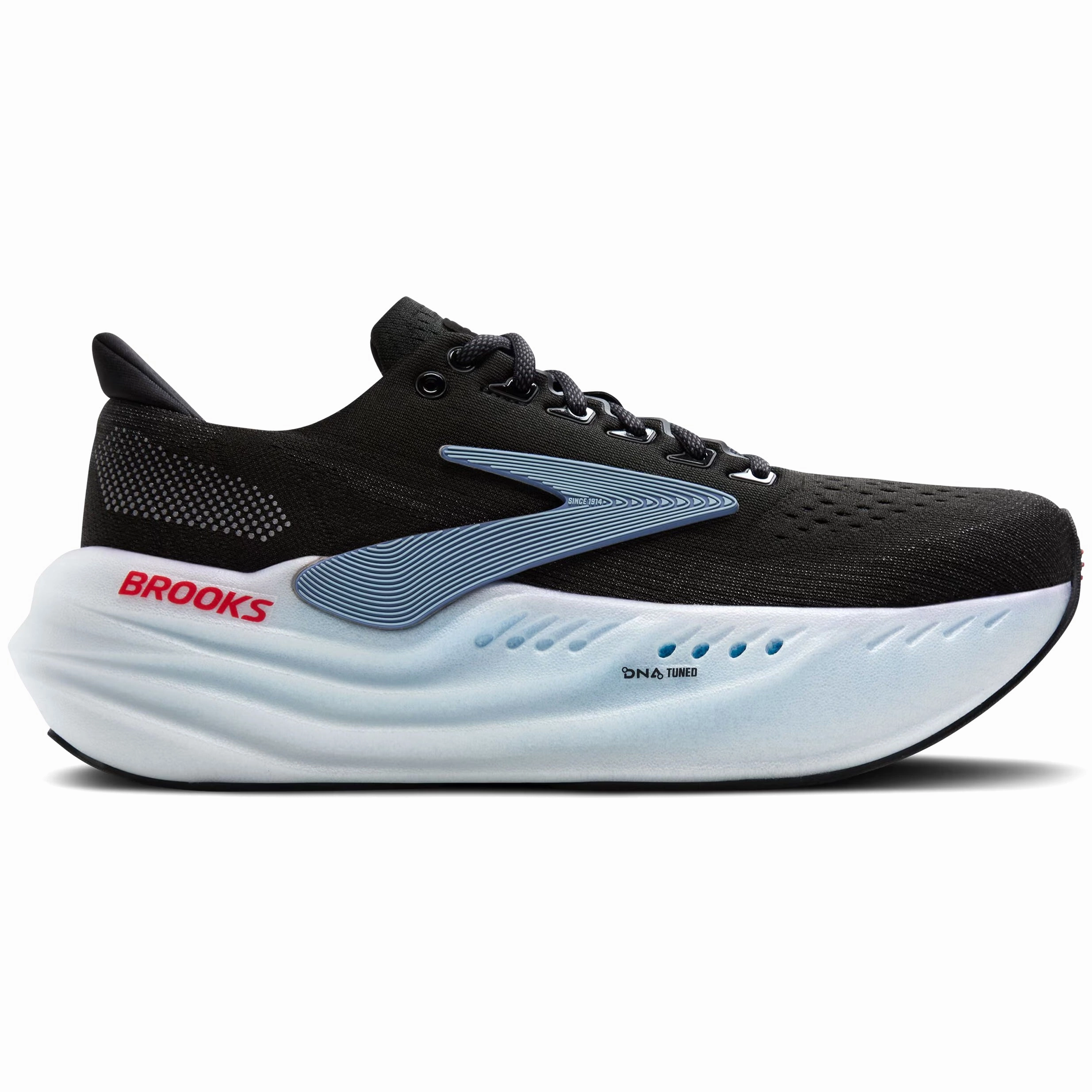 Men's Glycerin Max Running Shoes Black / Ebony / Winter Sky metatarsal - support shoes heart - design shoes