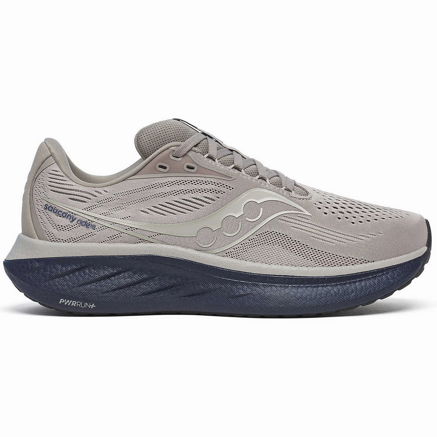 Men's Ride 18 Running Shoes Dove / Navy sports festival running option Torque Control Frame