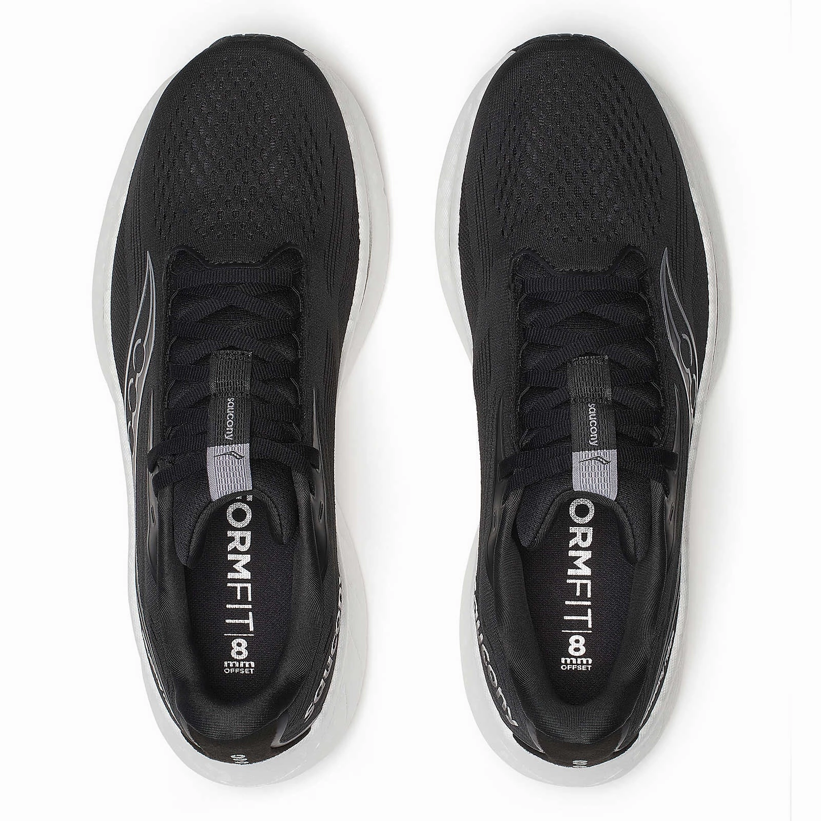 steel - reinforced shoes fencing shoes Men's Ride 18 Wide Fit Running Shoes Black / White
