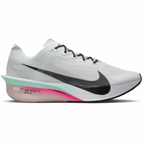 Men's Vaporfly 4 Running Shoes White / Hyper Pink / Mint Foam / Black EVA - midsole - comfort shoes daily - runner