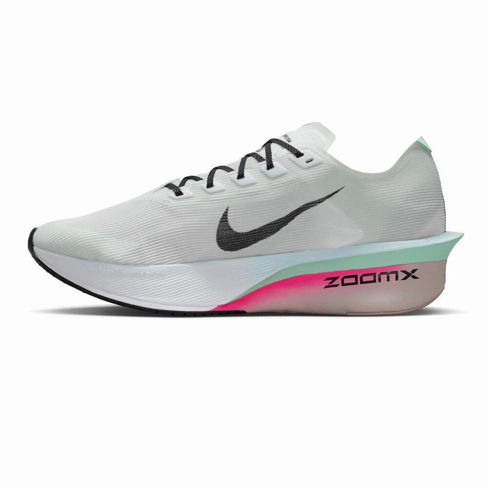 Men's Vaporfly 4 Running Shoes White / Hyper Pink / Mint Foam / Black high - performance running shoes Marathon - running