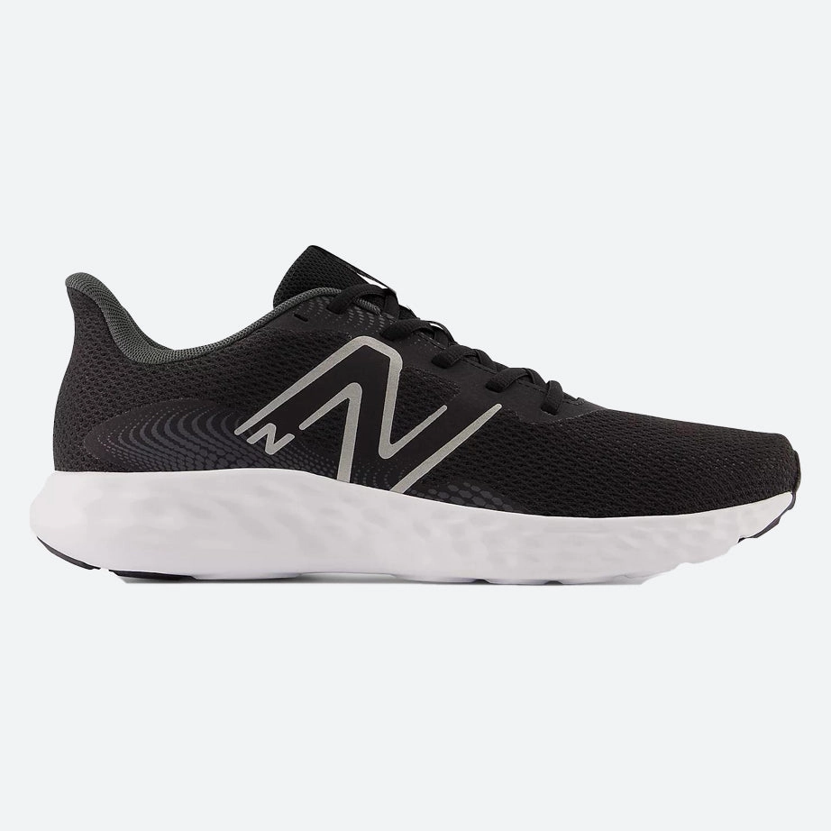 Anti Slip Lace Loops Temperature Regulating Tech Men's Wide Fit New Balance 411V3 Running Trainers