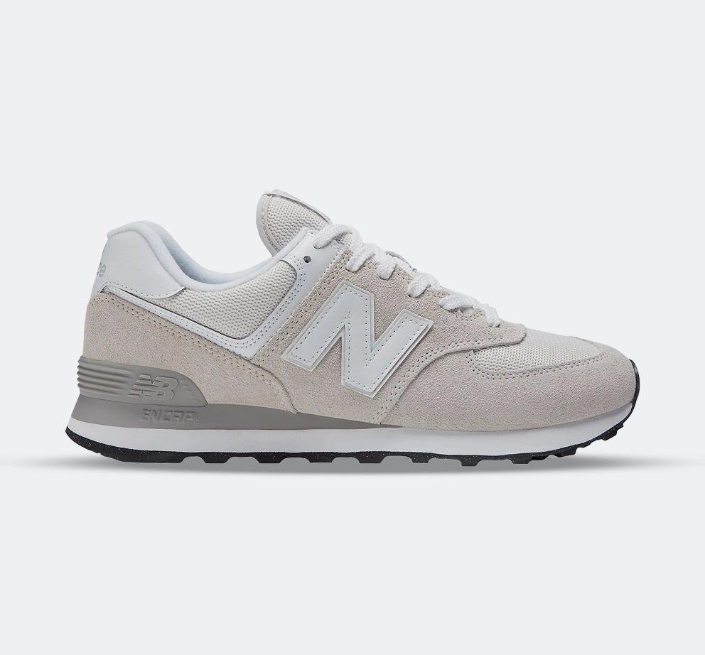 foot - protection running shoes Men's Wide Fit New Balance ML574EVW Walking/Running Trainers - Exclusive - Nimbus Cloud/White ENCAP Width 4E