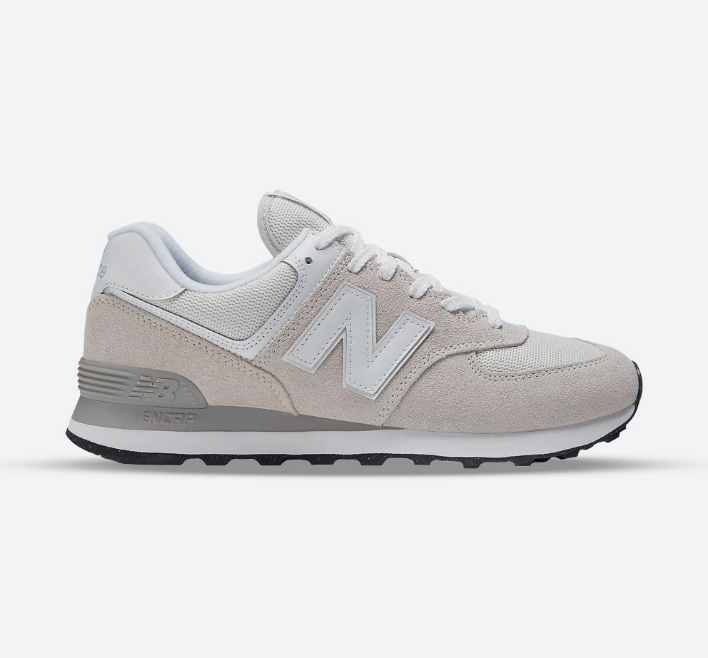 Men's Wide Fit New Balance ML574EVW Walking/Running Trainers - Exclusive - Nimbus Cloud/White ENCAP Width 4E sprinters' shoes Road companion