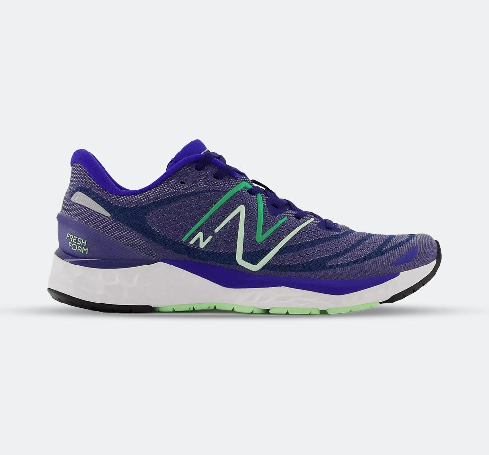 Men's Wide Fit New Balance MSOLVPW4 Running/Walking Trainers - Blue/Grey running for balance