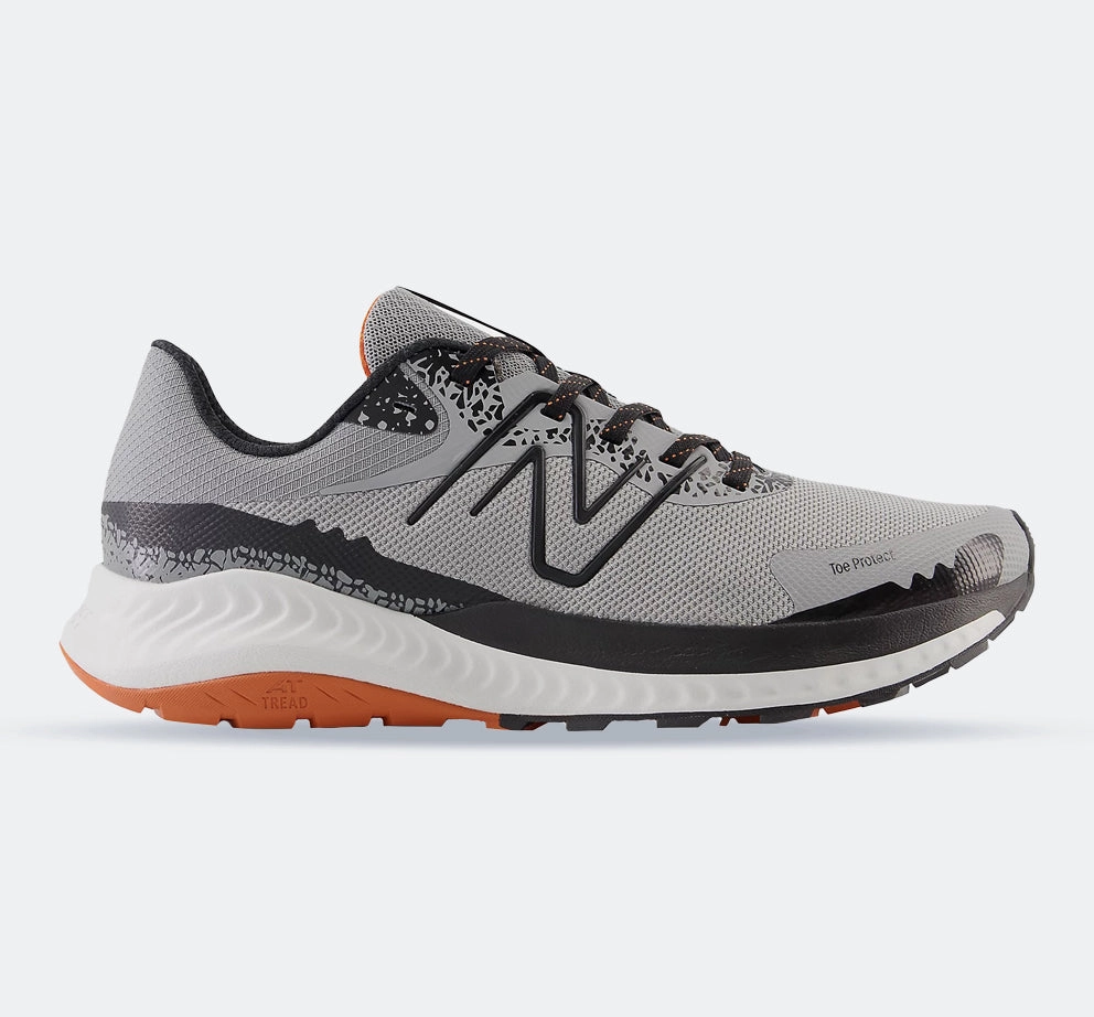 Men's Wide Fit New Balance MTNTRMG5 Dynasoft Nitrel V5 Trail Running Grey Trainers Retro - style Autumn running style