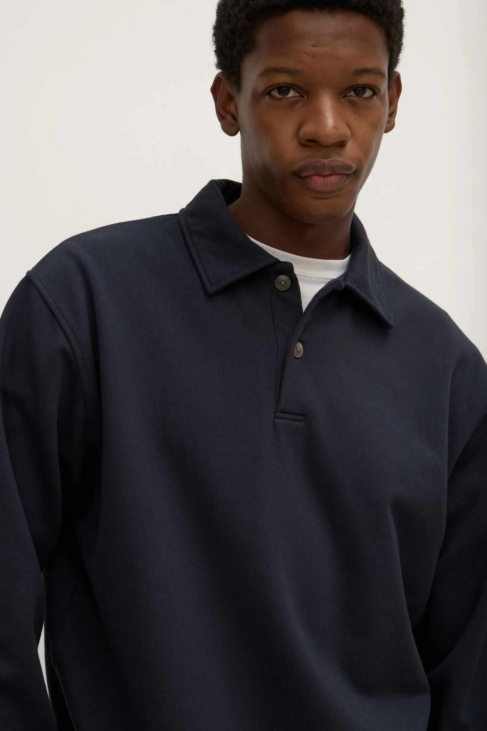 Mens Weekender Fleece Polo Odor Control Technology