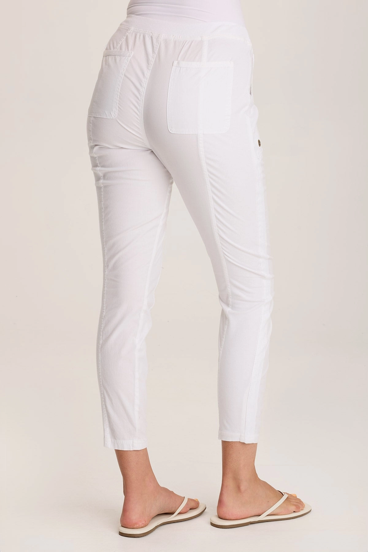 Comfort Flex Wear high-waisted style Rohan Poplin Jersey Drawstring Legging