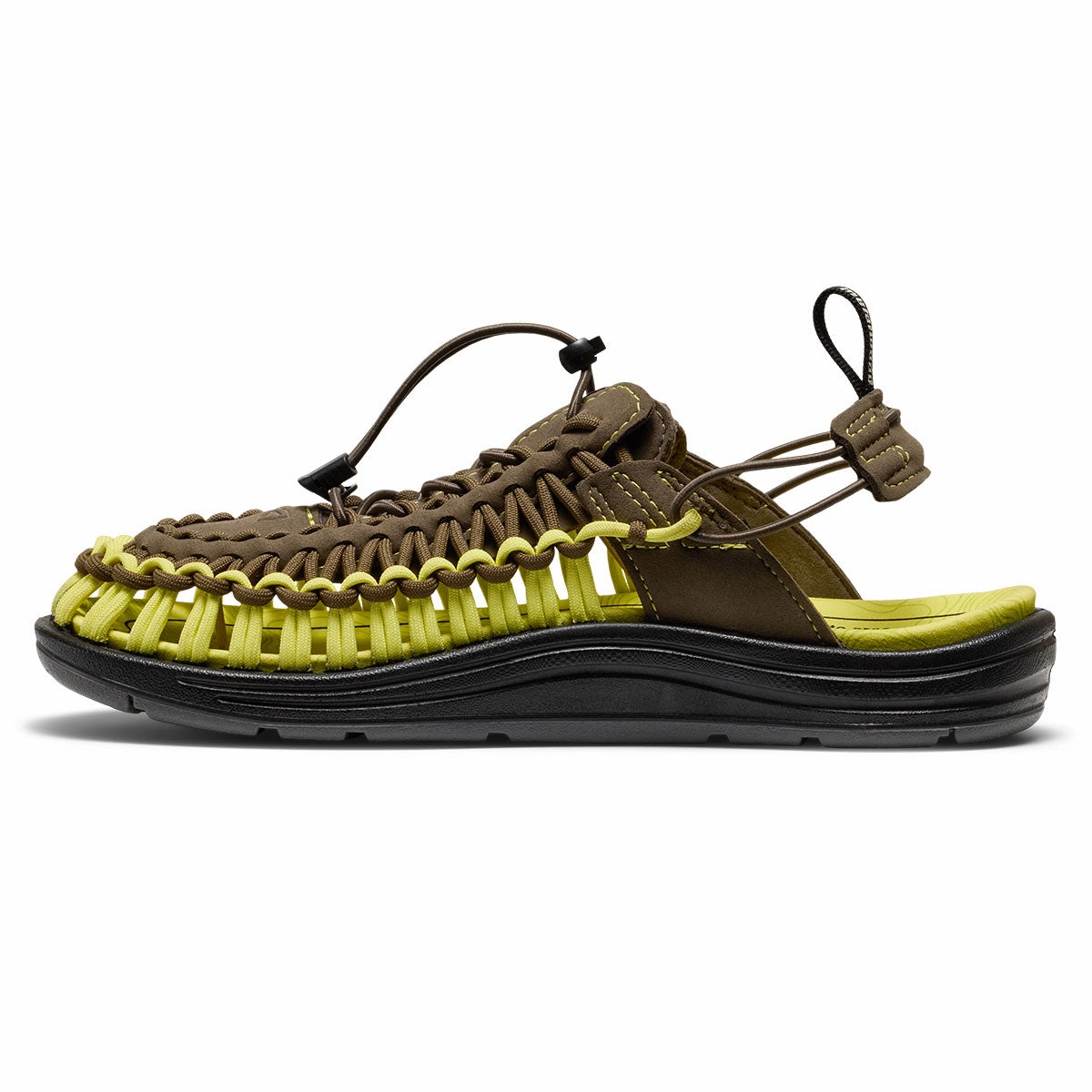 Abrasion Resistant Heel Metalwood x Keen Uneek II Convertible Shoes - Limeade