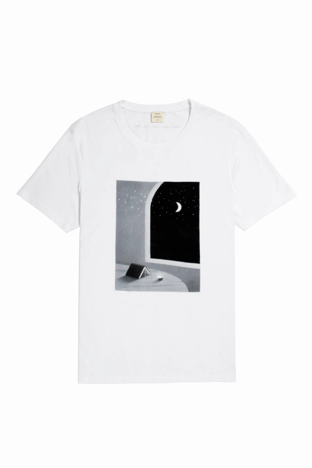 Kapok Comforts x MMB Moonlight Tee White Moisture Control Fabric