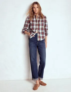 Mid Rise Stretch Jeans-Dark Vintage Chilly Comfort