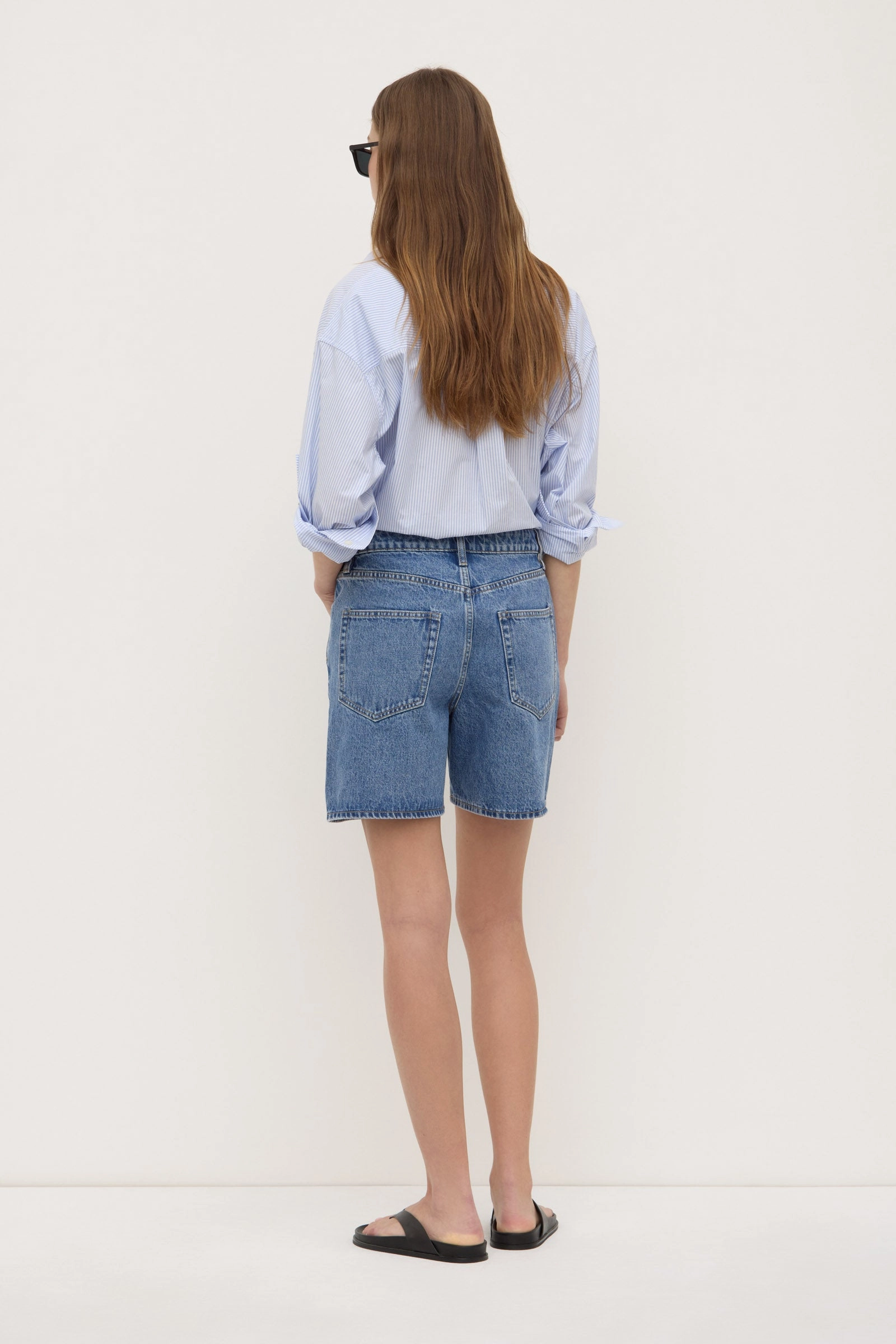 Mid Rise Vintage Denim Short Quick Access