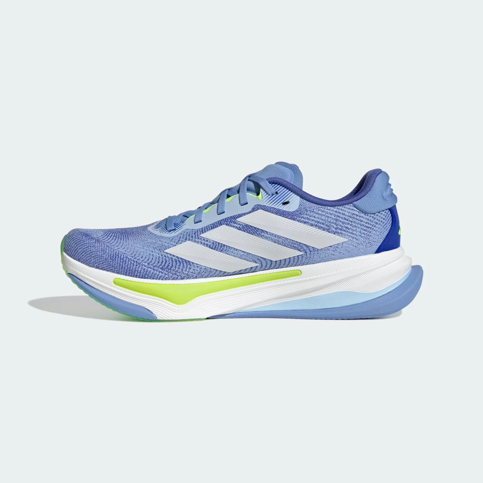 running on track shoes Ergonomic Sockliner Men's Supernova Prima 2 Running Shoes Blue Fusion / Cloud White / Lucid Blue