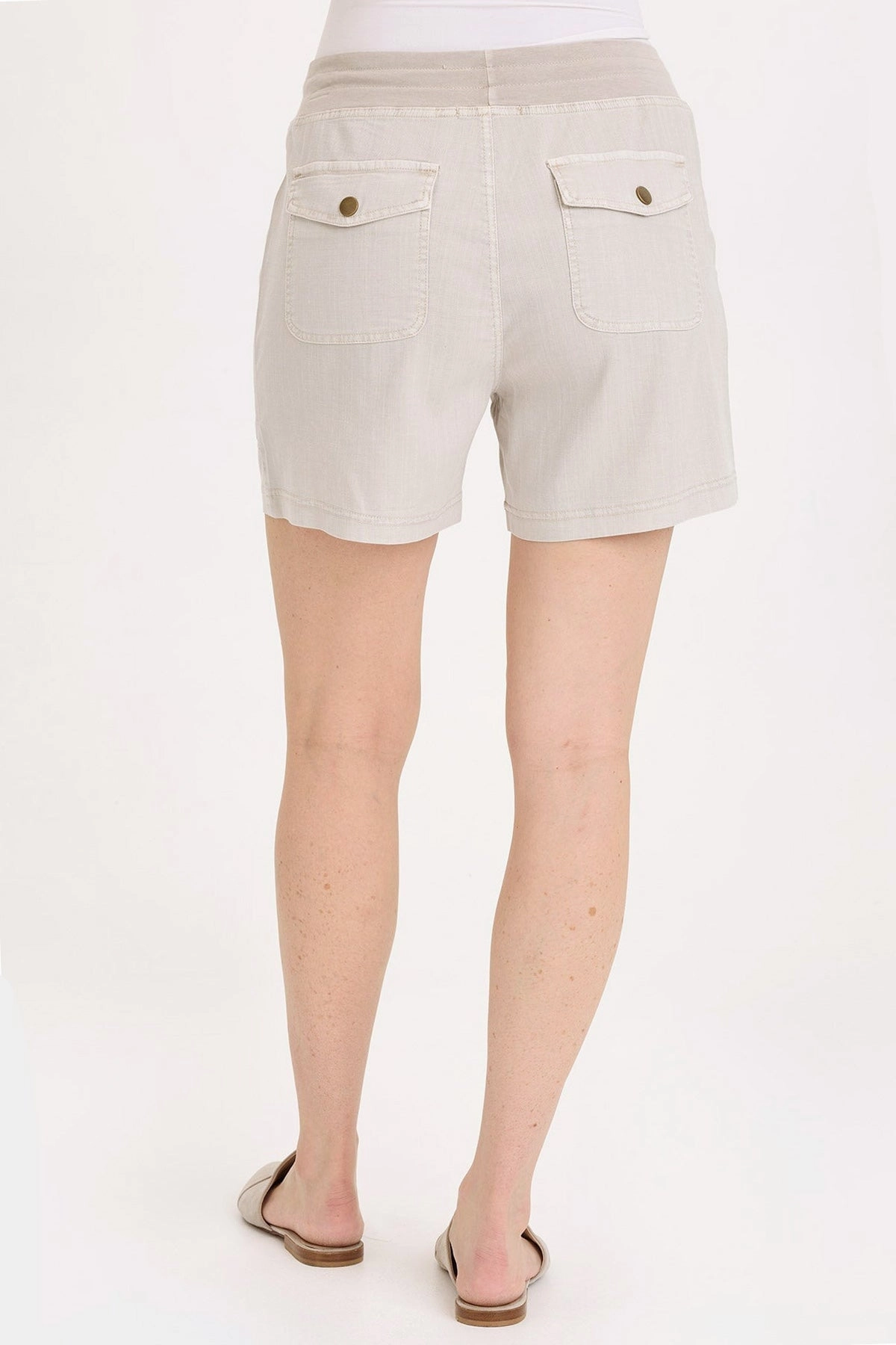 scarf Simple Waist Milton Stretch Twill Cargo Short