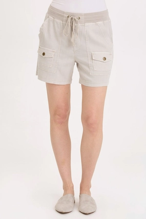 Travel Fit Low-waisted Milton Stretch Twill Cargo Short