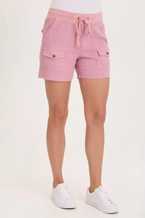 embroidery details Sport Comfort Fit Milton Stretch Twill Cargo Short