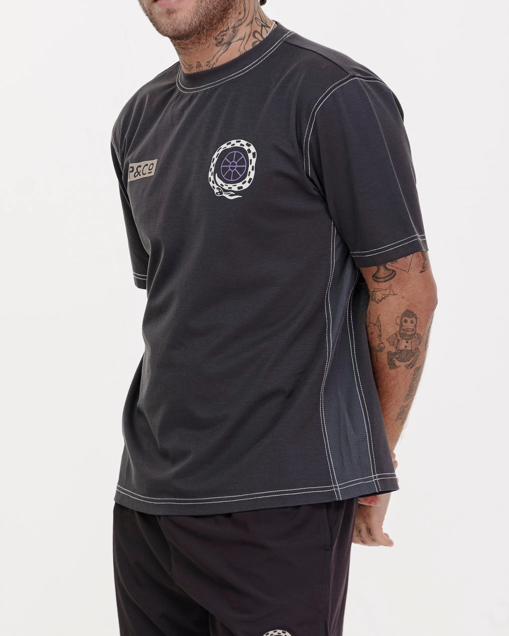 Ultimate Wear Mindset Trail T-Shirt?- Charcoal
